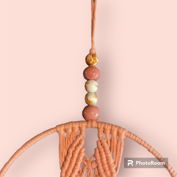 Custom Hand Crafted Macrame Feathered Dream Catcher - Picture 5 of 8